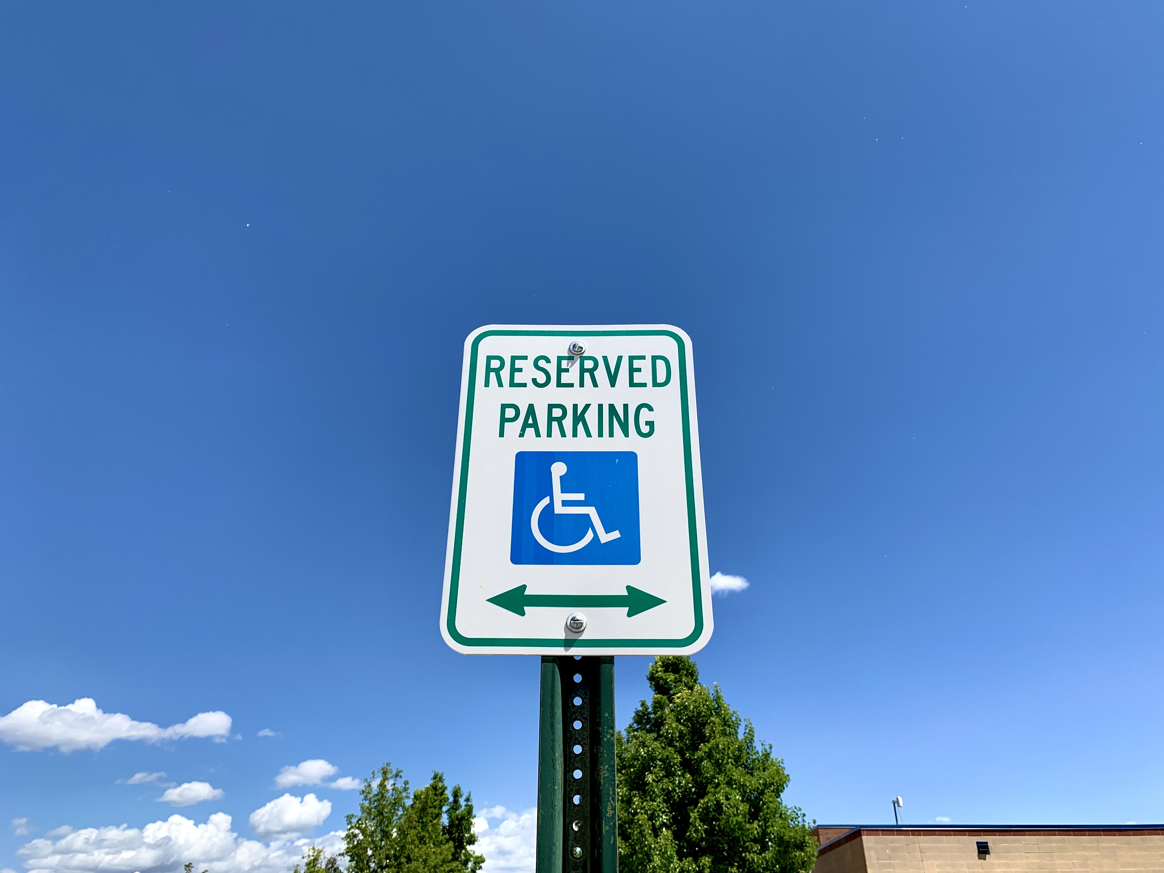 Reserved Parking Sign